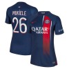 Maillot de Supporter Paris Saint-Germain 2023-24 Mukiele 26 Domicile Pour Femme